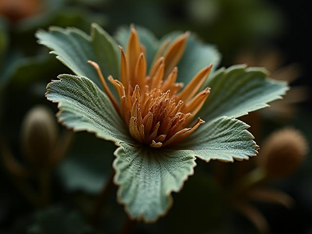 Close up of Banksia and Waxflower textures