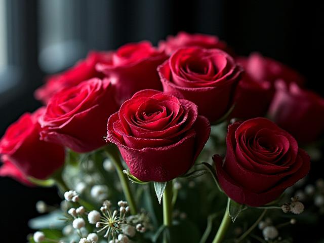 Elegant anniversary roses