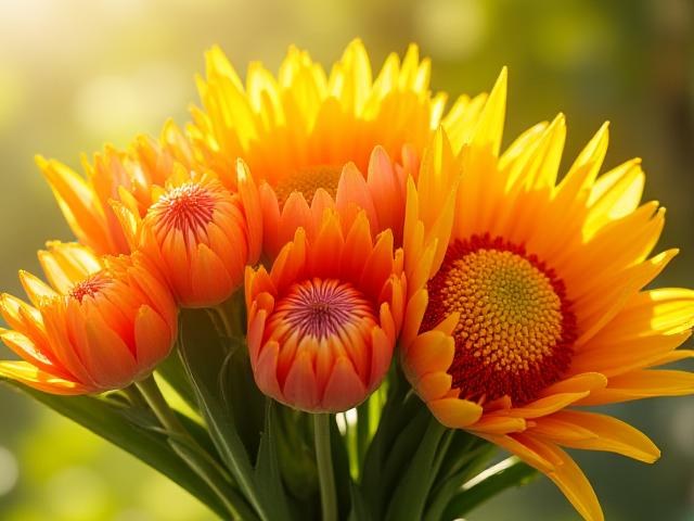 Vibrant graduation celebratory flowers