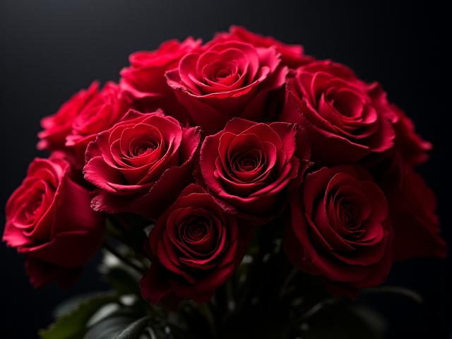 Premium red roses for Valentine's Day