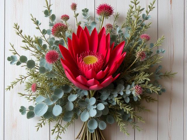 Wild Australian native flowers