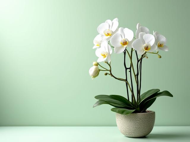 Elegant get well orchids