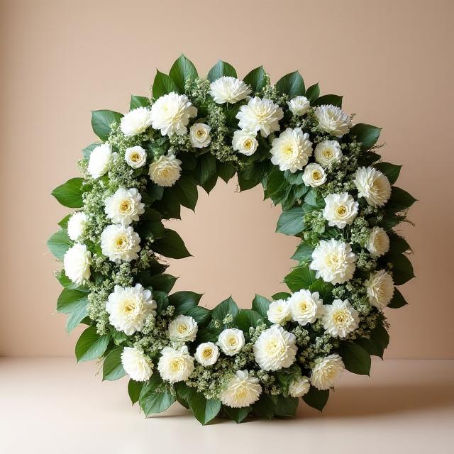 Classic Funeral Wreath Tribute